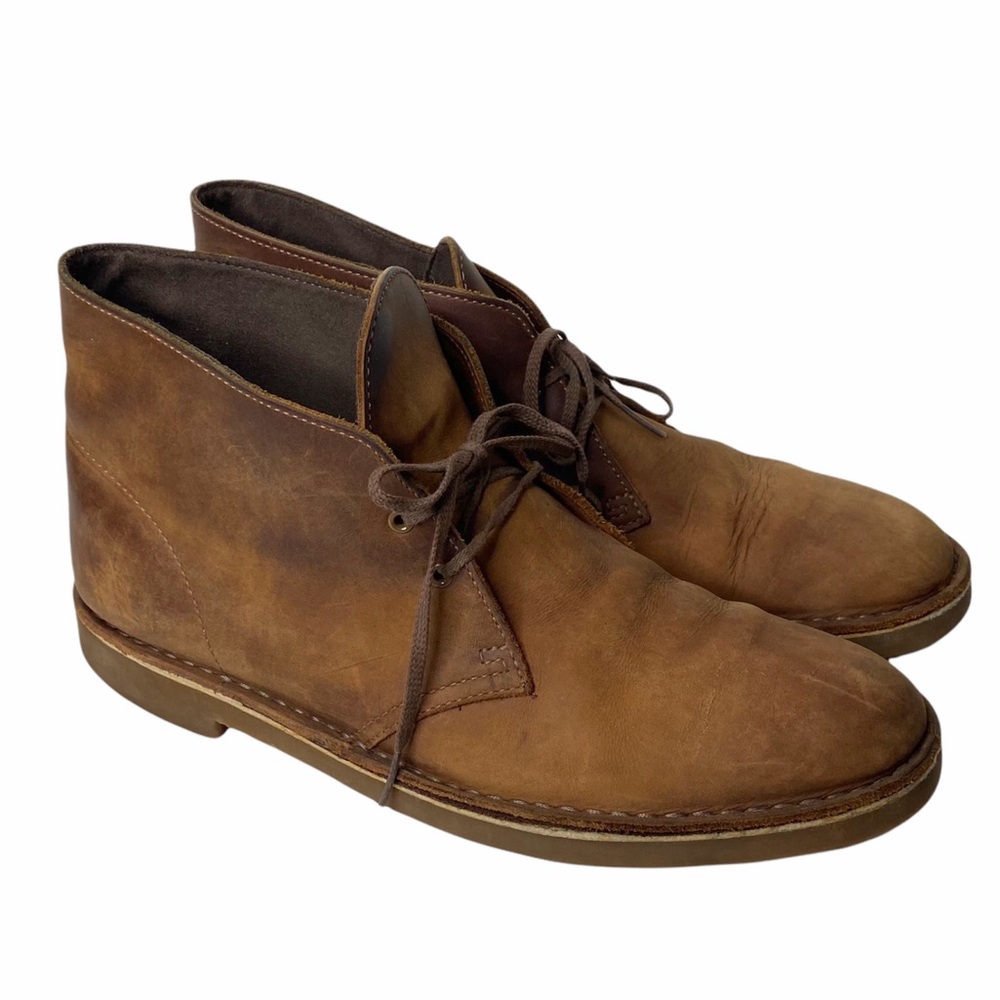 ClarksChukka Boots  Men's Bushacre 2 Brown Style#82296 Sz 12M